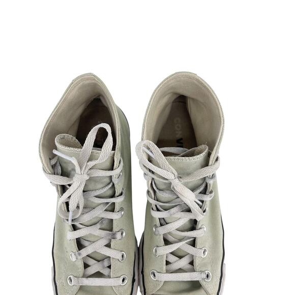 Converse Chuck Taylor All Star Lift Platform Sneakers Sage Green Women’s 10 - Picture 4 of 10